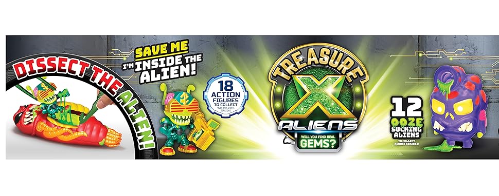 Treasure X Aliens Ooze Egg - New Version